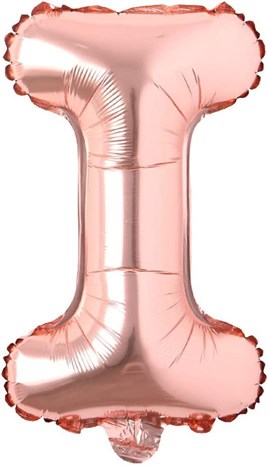I Harf Rose Gold Folyo Balon16 İnç 36 cm