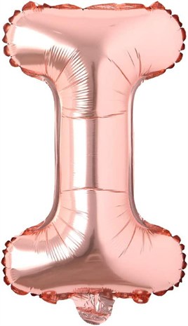 I Harf Rose Gold Folyo Balon16 İnç 36 cm