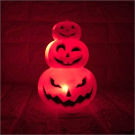 Işıklı 3lü Kabak Büyük Boy Halloween Cadılar Bayramı Parti Malzemesi