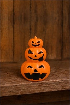Işıklı 3lü Kabak Büyük Boy Halloween Cadılar Bayramı Parti Malzemesi