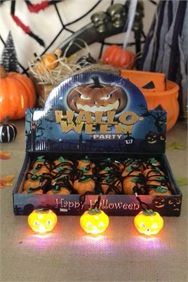 Işıklı Kabak Kolye Halloween Cadılar Bayramı Parti Malzemesi