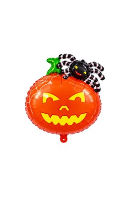 İskelet Happy Halloween Tasarımlı 45x45 Cm Folyo Balon Halloween Cadılar Bayramı Parti Malzemesi