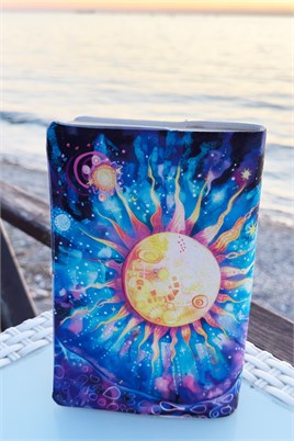 Kitap Kılıfı Ve Metal Ayraç- Kozmik Güneş