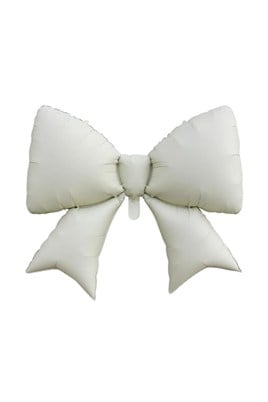 Krem Kurdele Fiyonk Folyo Balon 98x75 cm