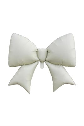 Krem Kurdele Fiyonk Folyo Balon 98x75 cm