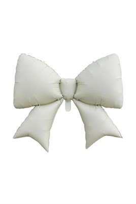 Krem Kurdele Fiyonk Folyo Balon 98x75 cm