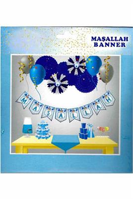 Maşallah Zikzak Banner; Sünnet Kutlama Seti