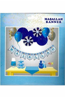 Maşallah Zikzak Banner; Sünnet Kutlama Seti
