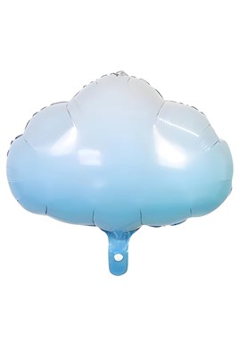 Mavi Beyaz Bulut Folyo Balon 50 Cm - Bebek Çocuk Parti Kutlama