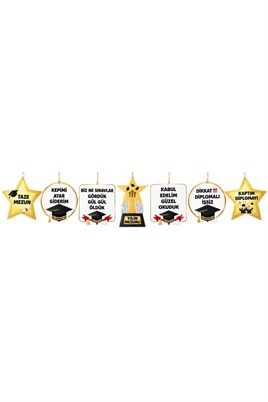 Mezuniyet Temalı Konuşma Balonları Banner