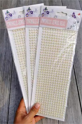 Mor Kristal Taşlı Kendinden Yapışkanlı Sticker Süsleme Taşları 6 mm – 504 Adet