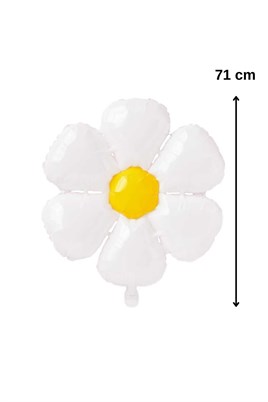 Papatya Folyo Balon 71 cm Parti Kutlama Seti