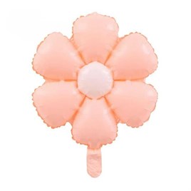 Papatya Folyo Balon 77x66 cm Makaron Somon Parti Kutlama Seti