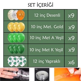 Safari Balon Zinciri Seti Konsept 11