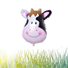 Safari Kafa İnek Folyo Balon 55 cm - 22 inç