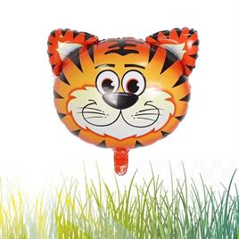 Safari Kafa Kaplan Folyo Balon 55 cm - 22 inç
