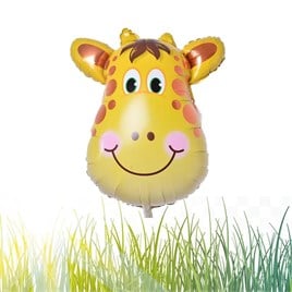 Safari Kafa Zürafa Folyo Balon 55 cm - 22 inç