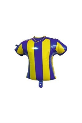 Sarı Lacivert  Forma Folyo Balon – 59.5x56 cm