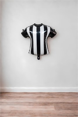 Siyah Beyaz Forma Folyo Balon – 59.5x56 cm
