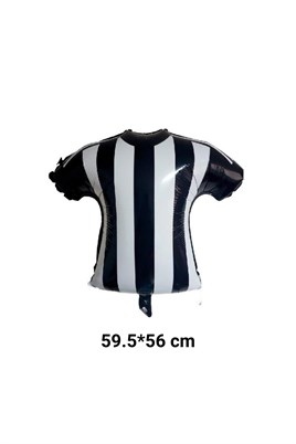 Siyah Beyaz Forma Folyo Balon – 59.5x56 cm