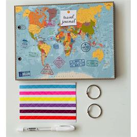 Travel Journal Tasarımlı Fotoğraf Albümü Anı Defteri, Kendin Yap DIY