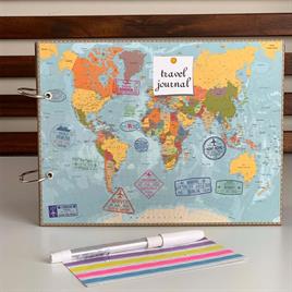 Travel Journal Tasarımlı Fotoğraf Albümü Anı Defteri, Kendin Yap DIY