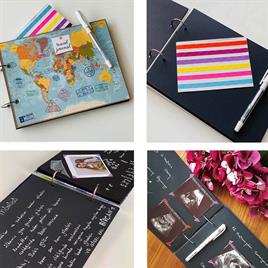 Travel Journal Tasarımlı Fotoğraf Albümü Anı Defteri, Kendin Yap DIY