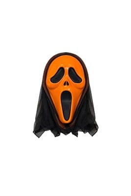 Turuncu Çığlık Korku Maskesi – Halloween Cadılar Bayramı Kostüm Yüz Maskesi
