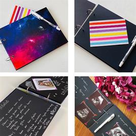 Uzay Space Tasarımlı Fotoğraf Albümü Anı Defteri, Kendin Yap DIY