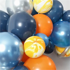 Uzay Temalı Balon Zinciri Seti Konsept 12