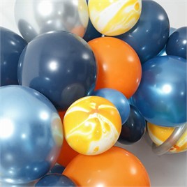 Uzay Temalı Balon Zinciri Seti Konsept 12