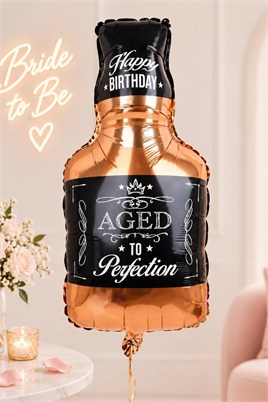 Viski  90x45 Cm Büyük Boy Folyo Balon Bride To Be Bekarlığa Veda 