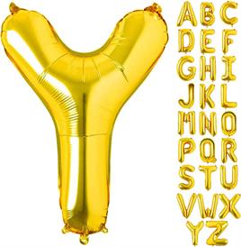 Y Harf Gold Folyo Balon16 İnç 36 cm