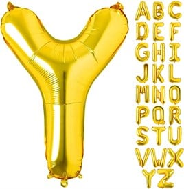 Y Harf Gold Folyo Balon16 İnç 36 cm