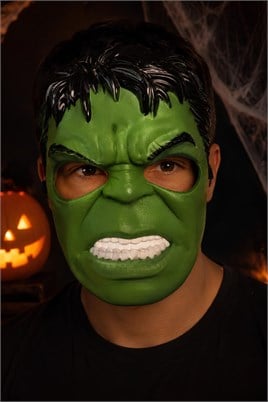 Yeşil Öfkeli Dev Korku Maskesi – Halloween Cadılar Bayramı Kostüm Maskesi