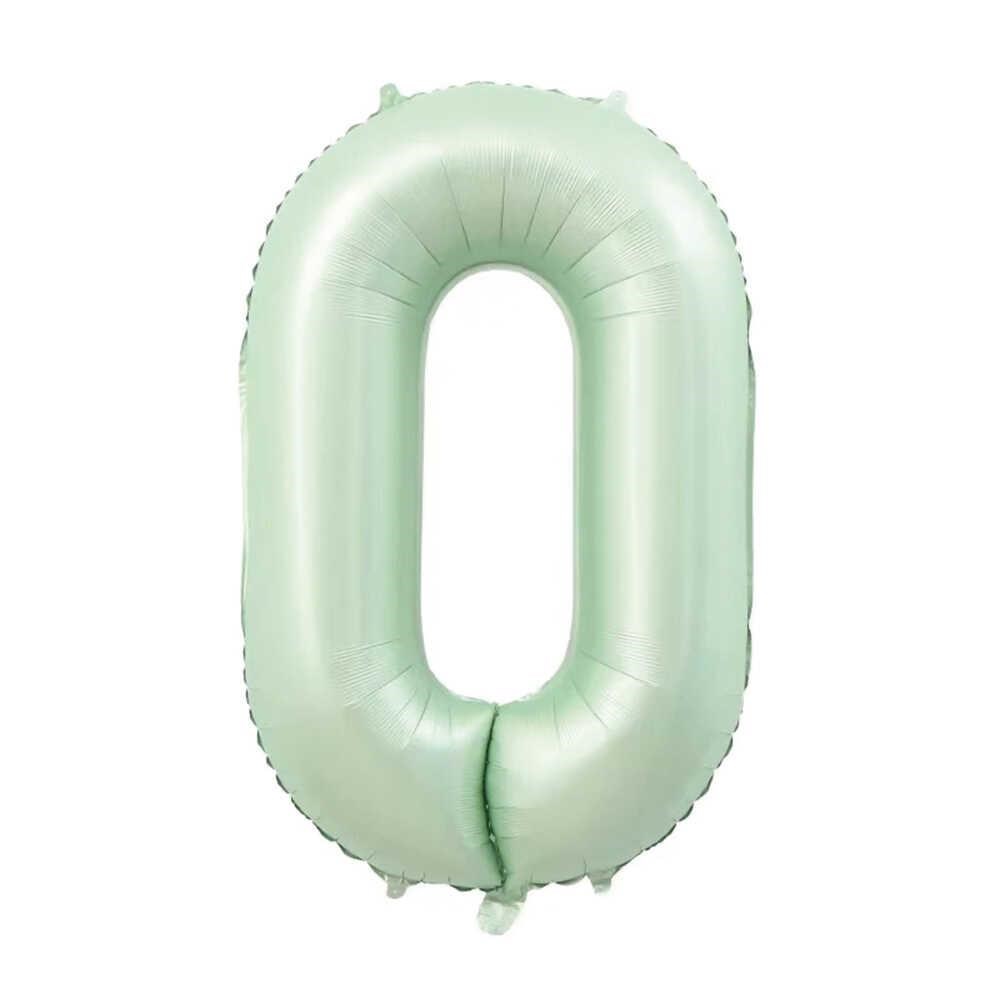 0 Rakam Adaçayı Folyo Balon 34 inç 76-82 cm