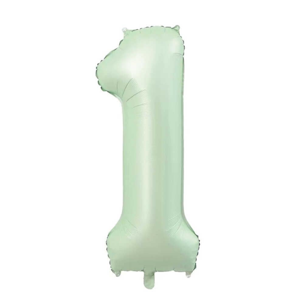 1 Rakam Adaçayı Folyo Balon 34 inç 76-82 cm