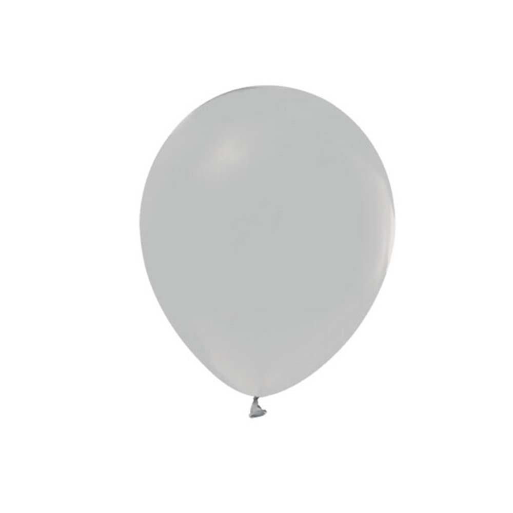 12 İnç Gri Balon 10 Adet
