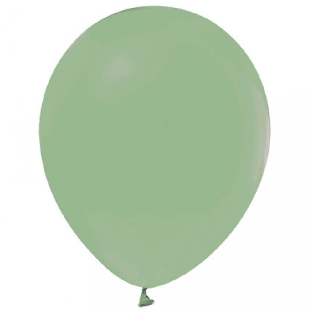 12 İnç Küf Yeşili Balon 10 Adet