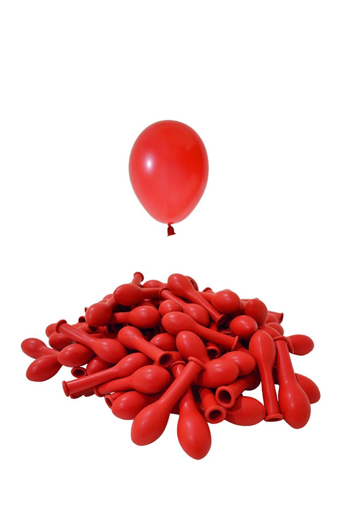 5 İnç Kırmızı Mini Balon 10 Adet