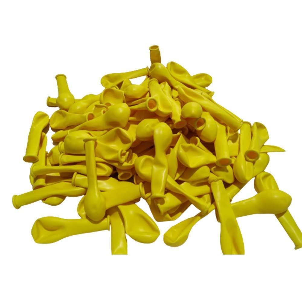 5 İnç Sarı Mini Balon 10 Adet