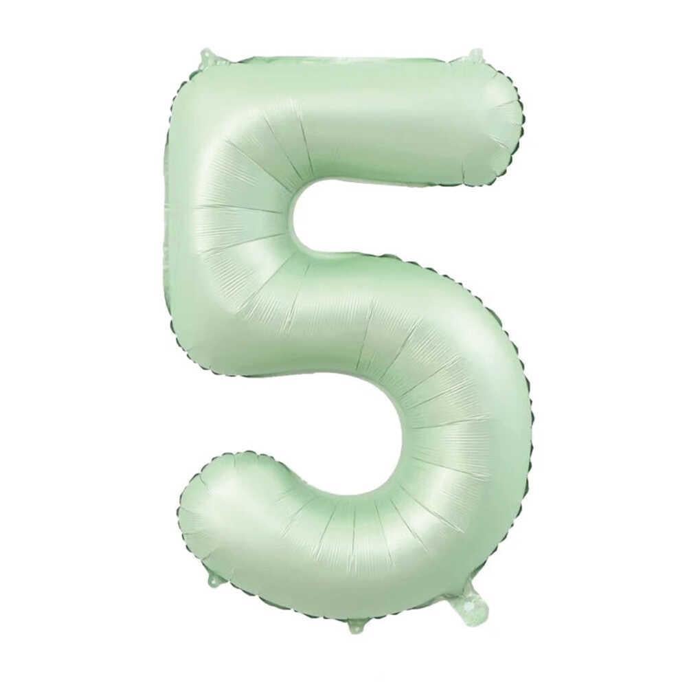 5 Rakam Adaçayı Folyo Balon 34 inç 76-82 cm