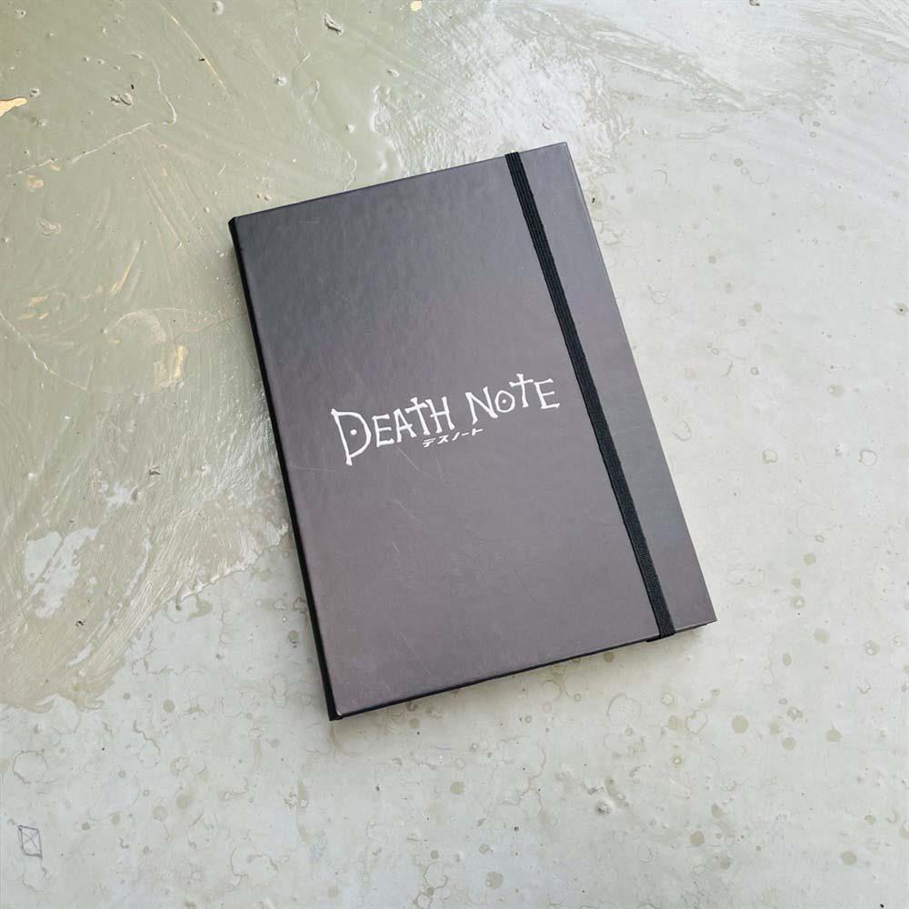 Death Note Tasarımlı Lastikli Çizgisiz Defter