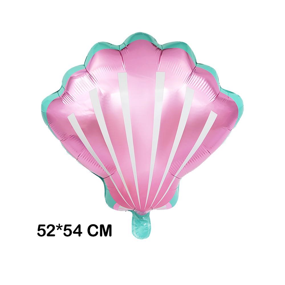 Deniz Kabuğu Folyo Balon  52*54 cm Pembe