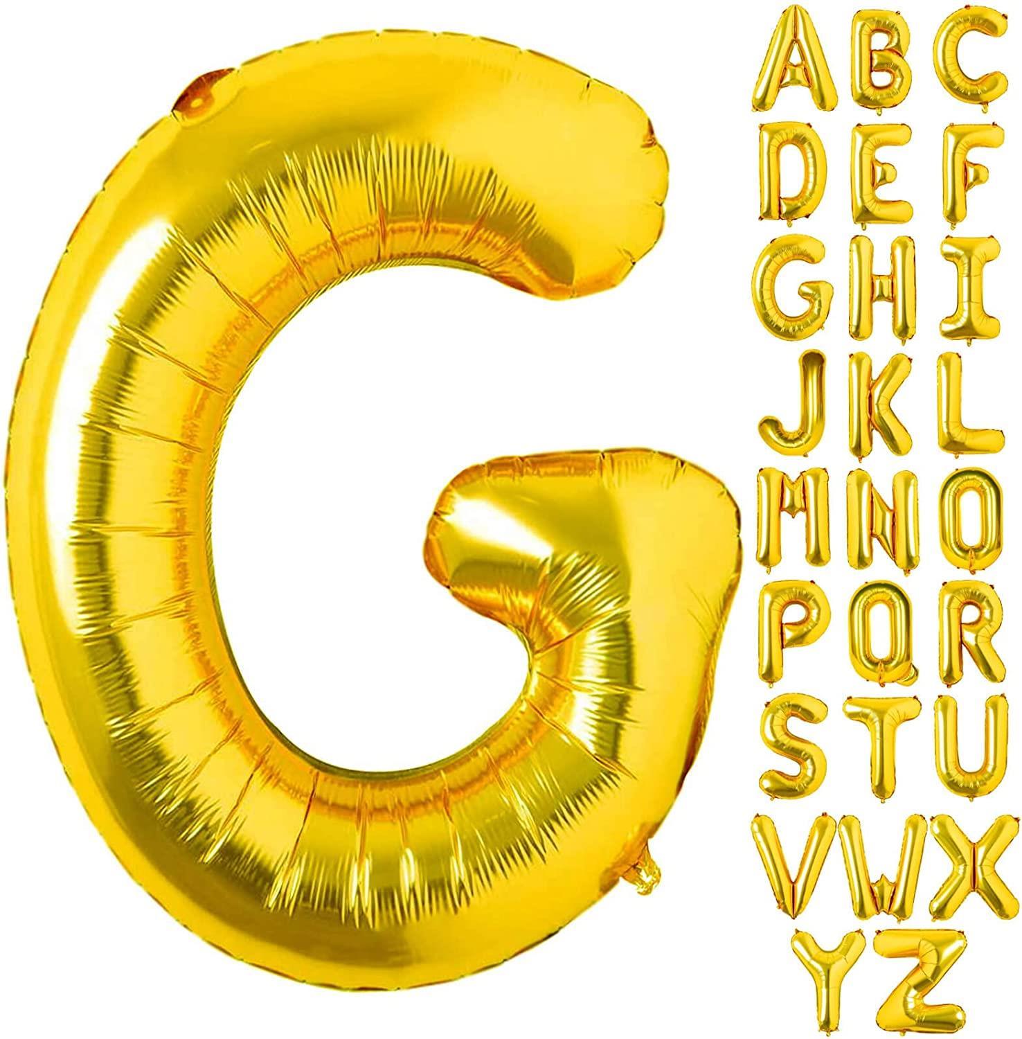 G Harf Gold Folyo Balon16 İnç 36 cm