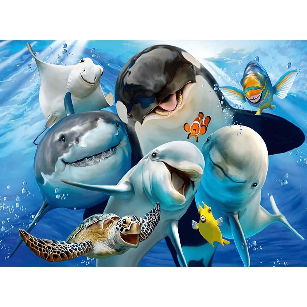 Kayıp Balık Nemo Tuvale Gerili Sayılarla Boyama Hobi Seti 40x50 cm