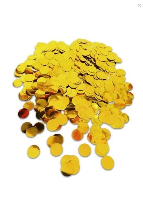 Metalize Gold 10 Gram Balon  Pulu; Balon Konfetisi