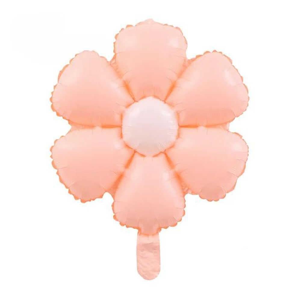 Papatya Folyo Balon 77x66 cm Makaron Somon Parti Kutlama Seti