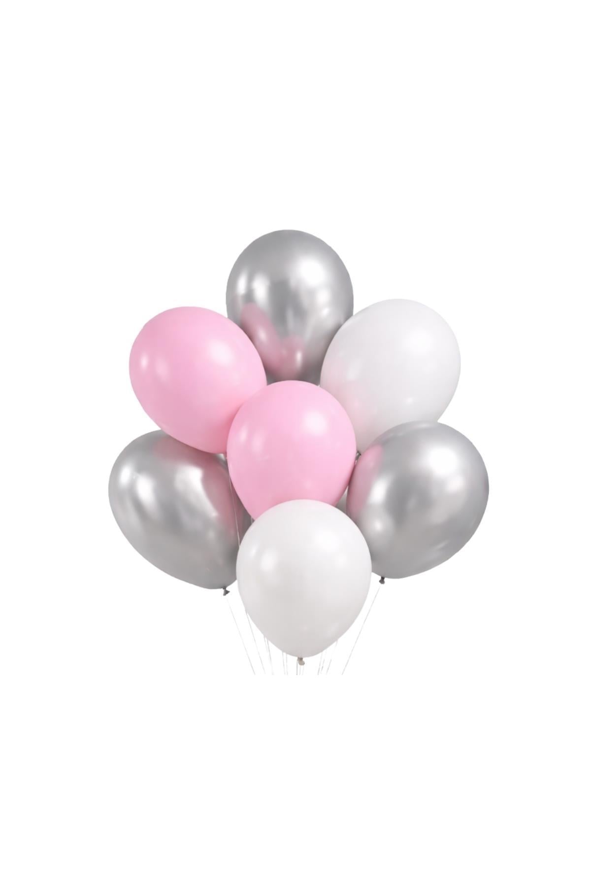 Pembe Bulut Perisi Konsepti 10'lu Balon Seti