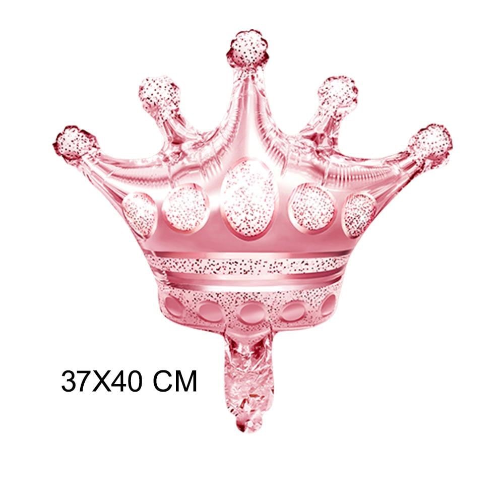 Rose Gold Kral Tacı Folyo Balon - Bebek Çocuk Parti Kutlama